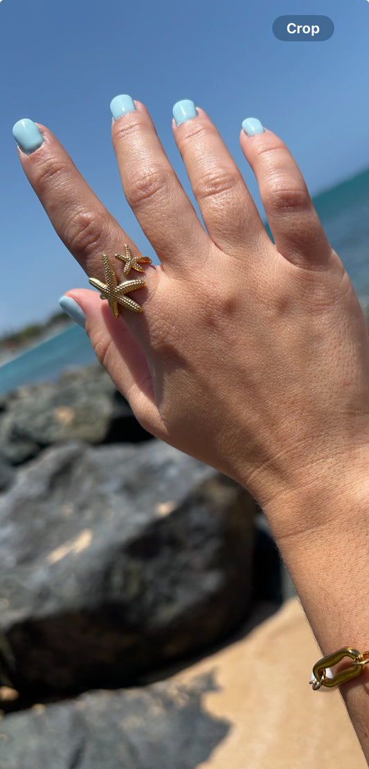 Twin Stars Ring
