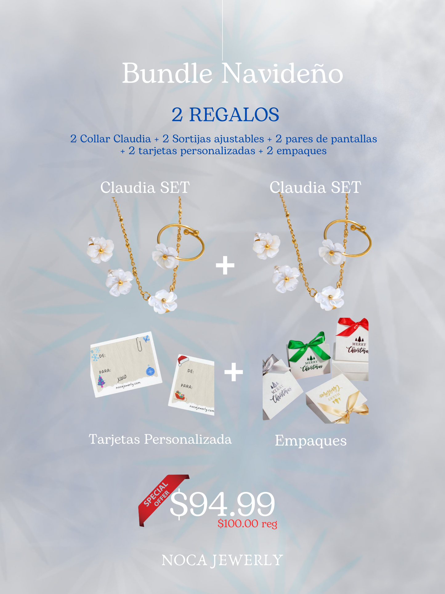 2 regalos 8 piezas Claudia Bundle